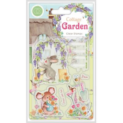 Craft Consortium Cottage Garden Clear Stamps - Green Fingers